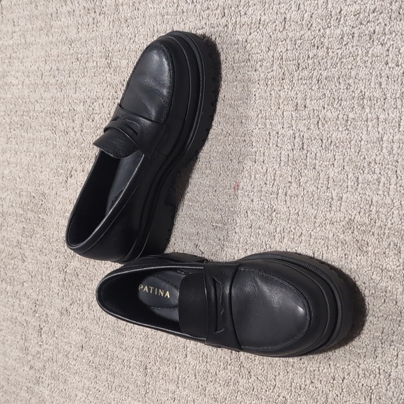 Portland leather good patina lug loafers size 8.5 - Picture 3 of 3